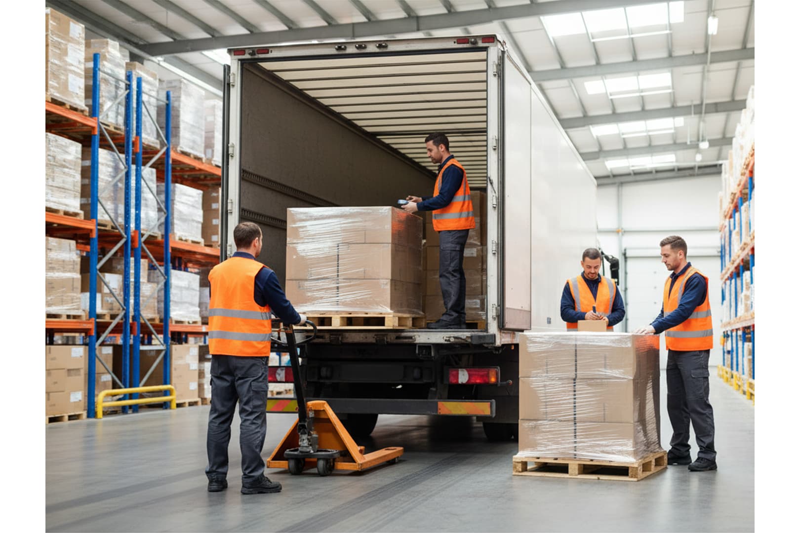 Ảnh: Hoạt động xuất hàng và quản lý kho chuyên nghiệp